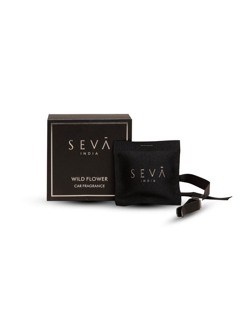 Scents - Car Freshener Wild Flower - Black - SEVA HOME