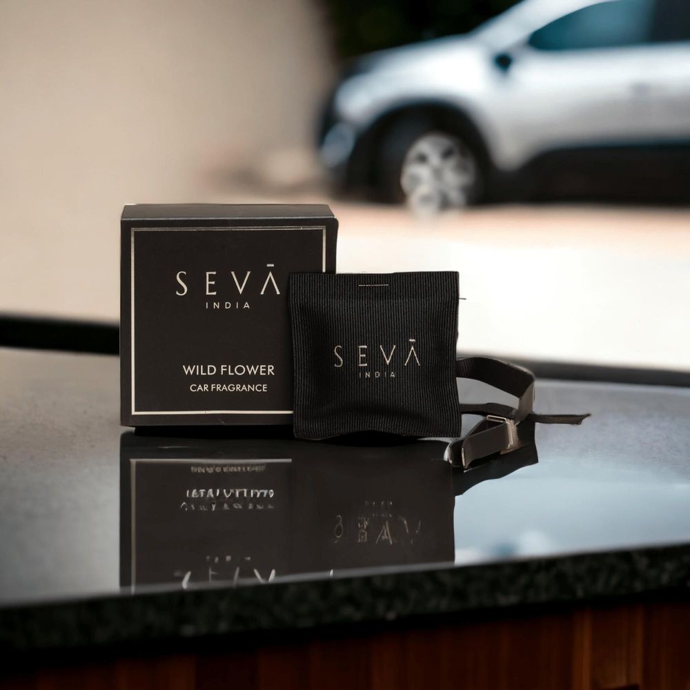 Scents - Car Freshener Wild Flower - Black - SEVA HOME