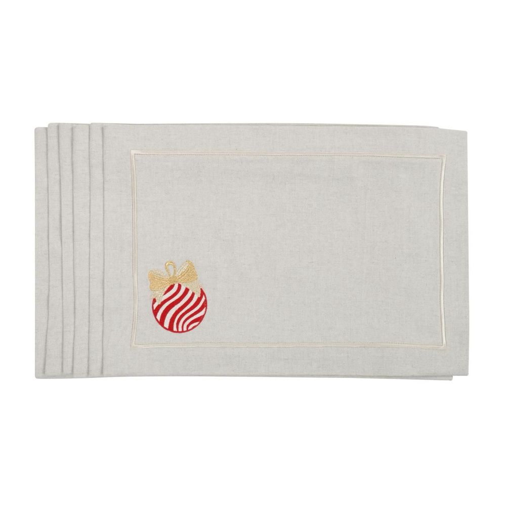Linge de table textile - Christmas Jingle Bells and Christmas Bauble Mirha Collection - ROSEBERRY HOME