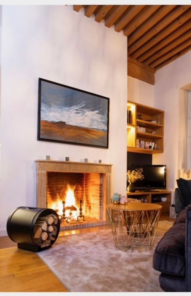 Cheminées d'extérieur - LE BUCHARD ::: VÉRITABLE PORTE BUCHE EN ALUMINIUM 100% FRANÇAIS : : : UNIQUE - ULTRA LÉGER - DESIGN - GARANTIE À VIE - LE BUCHARD