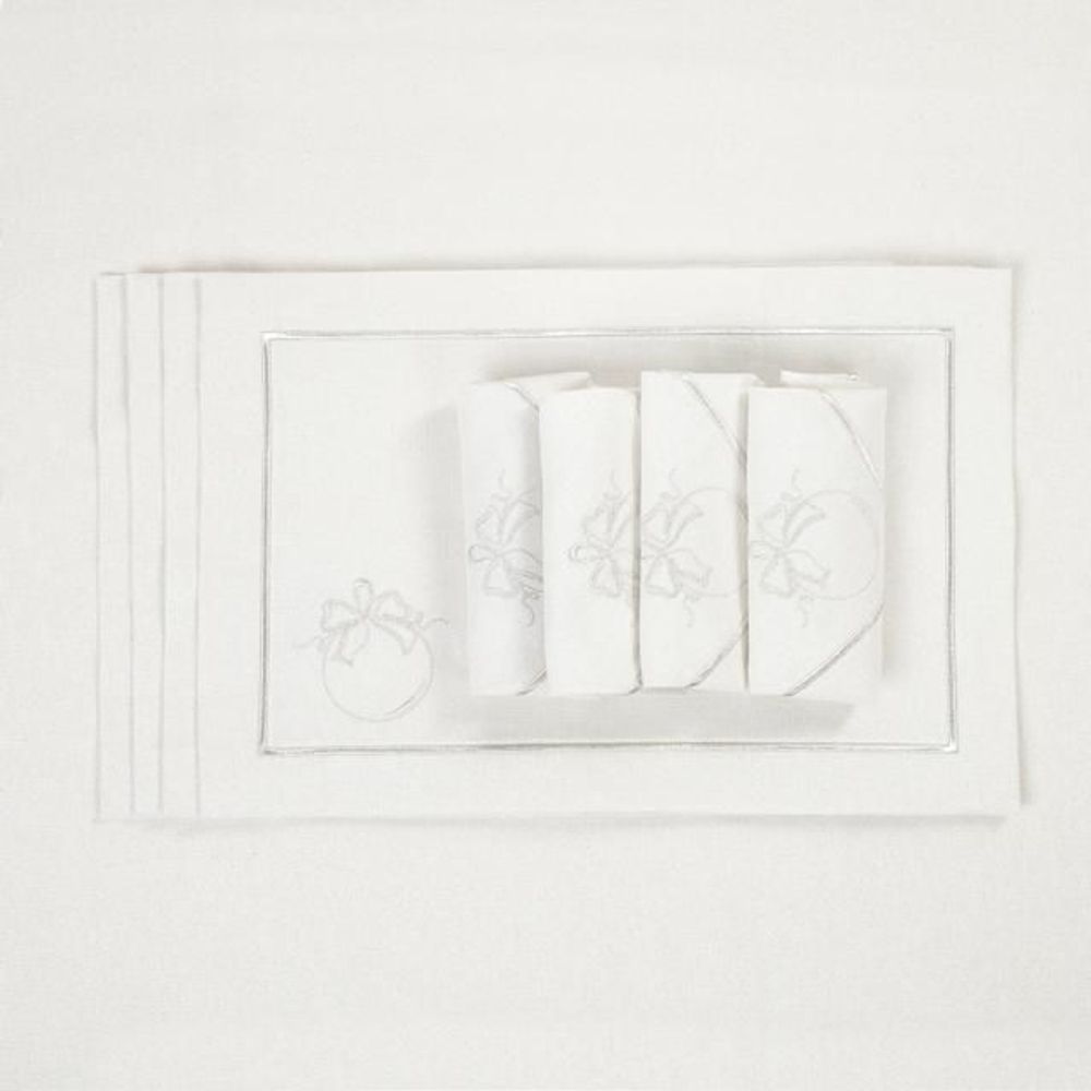 Table linen - Silverline and Royal Blue Collection - ROSEBERRY HOME