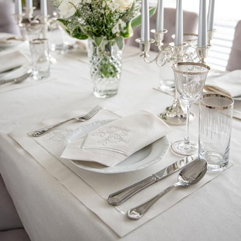 Table linen - Silverline Collection - ROSEBERRY HOME