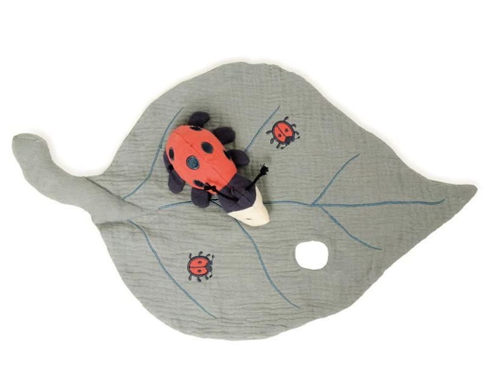Soft toy - Doudou rabbit, mouse and ladybug - EGMONT TOYS
