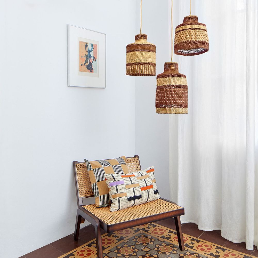Decorative objects - Set of 3 Dot and Stripe lamps - GOLDEN EDITIONS