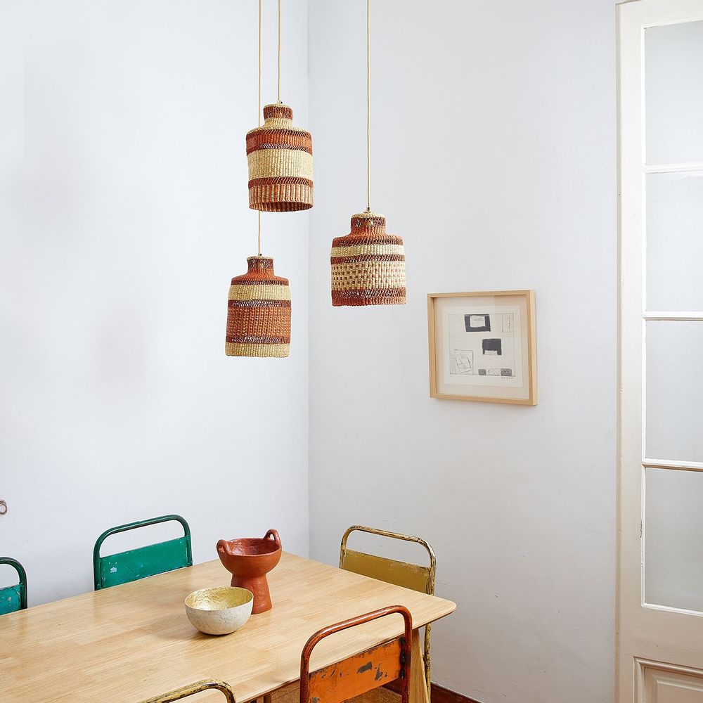 Decorative objects - Set of 3 Dot and Stripe lamps - GOLDEN EDITIONS