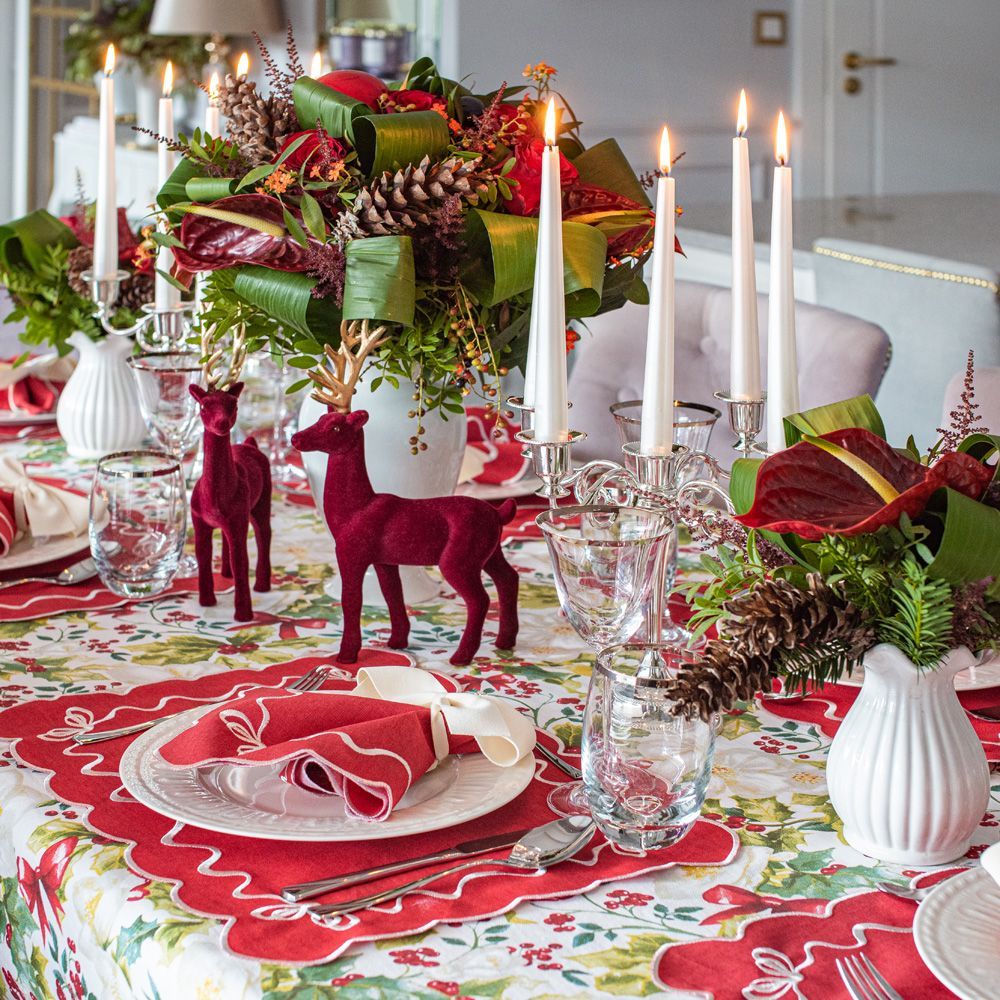Linge de table textile - Very Holly Christmas Collection - ROSEBERRY HOME