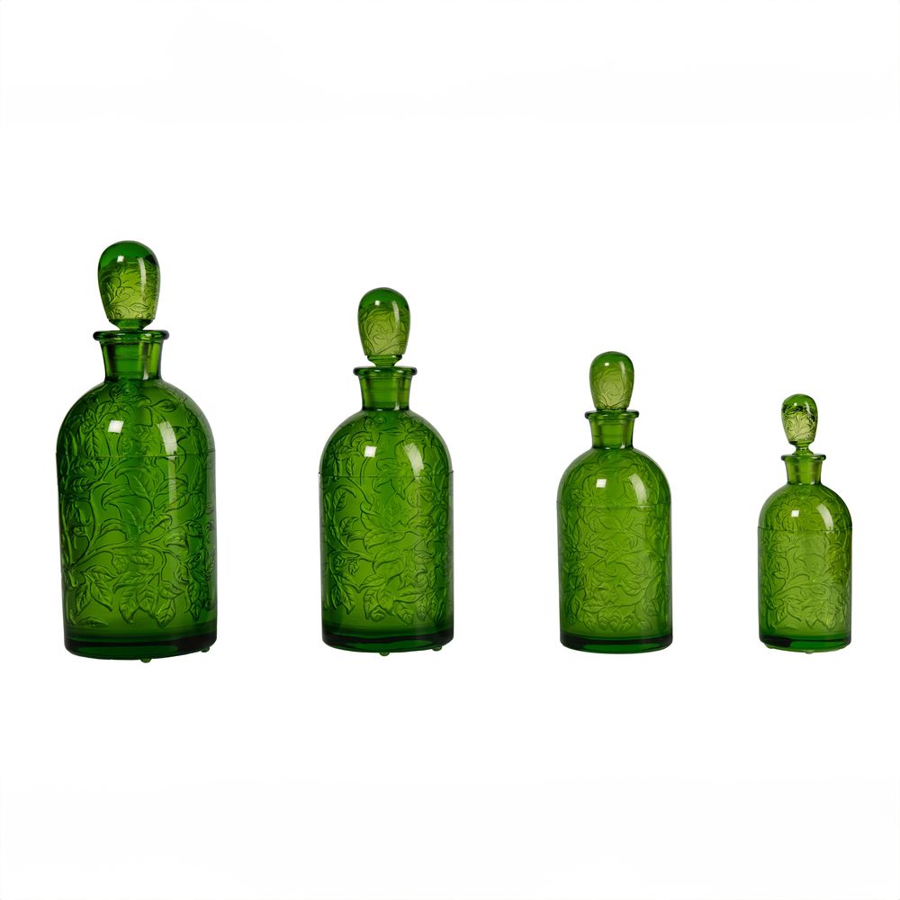 Objets de décoration - OVAL LEAVES BOTTLE - GÉODE