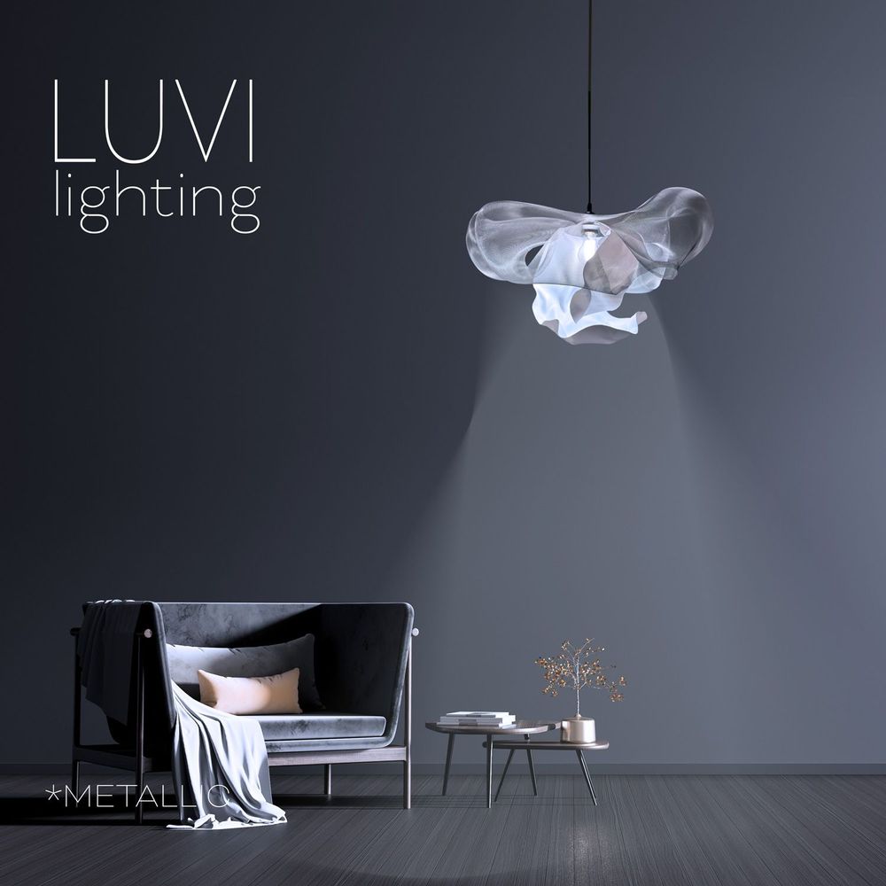Hanging lights - BALERINA Adagio CHANDELIER - Metallic - LUVI