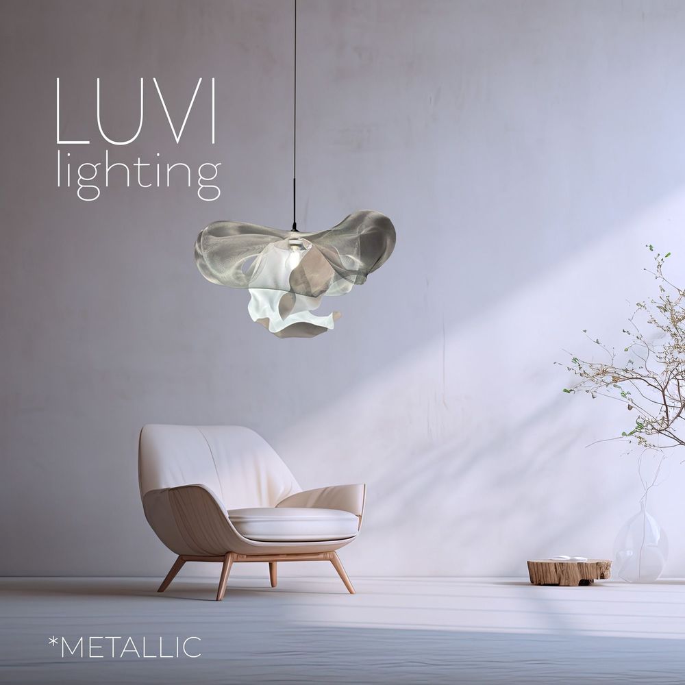 Hanging lights - BALERINA Adagio CHANDELIER - Metallic - LUVI
