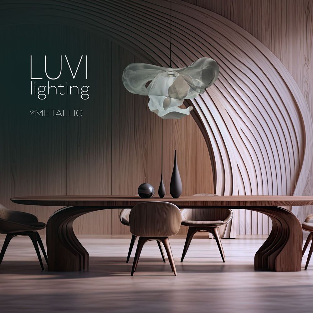 Hanging lights - BALERINA Adagio CHANDELIER - Metallic - LUVI