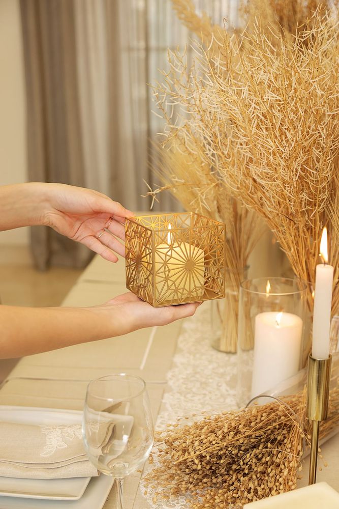 Bougeoirs et photophores  - Bougeoir carré - HYA CONCEPT STORE