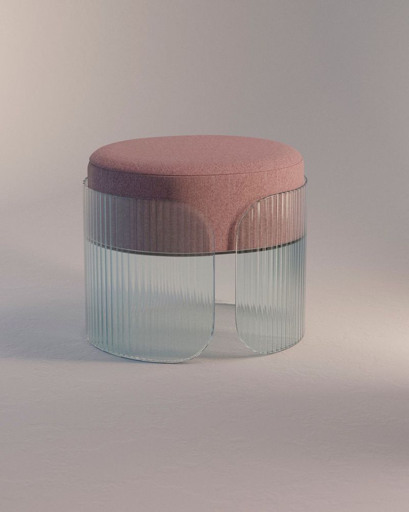 Poufs - Ottoman SUBLIME S - GLASS VARIATIONS X BINA BAITEL
