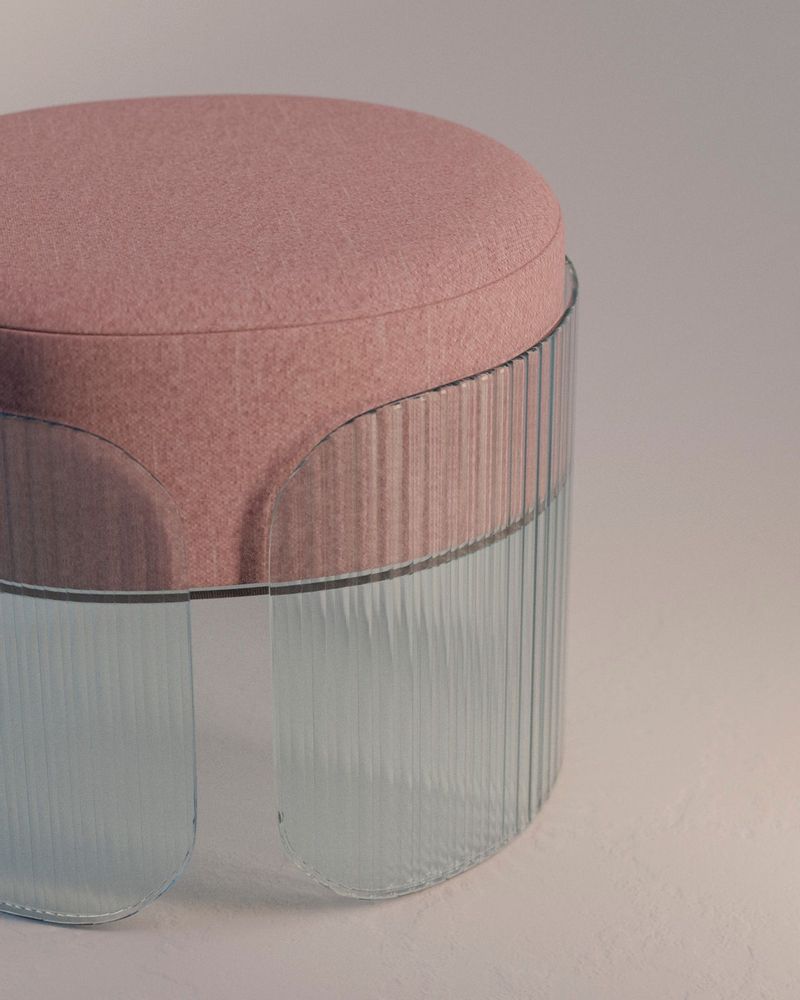 Poufs - Ottoman SUBLIME S - GLASS VARIATIONS X BINA BAITEL