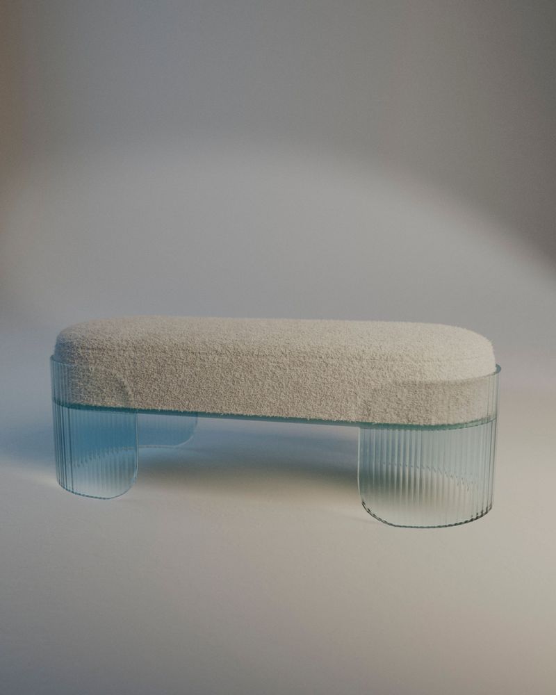 Benches - SUBLIME XL Ottoman - GLASS VARIATIONS X BINA BAITEL