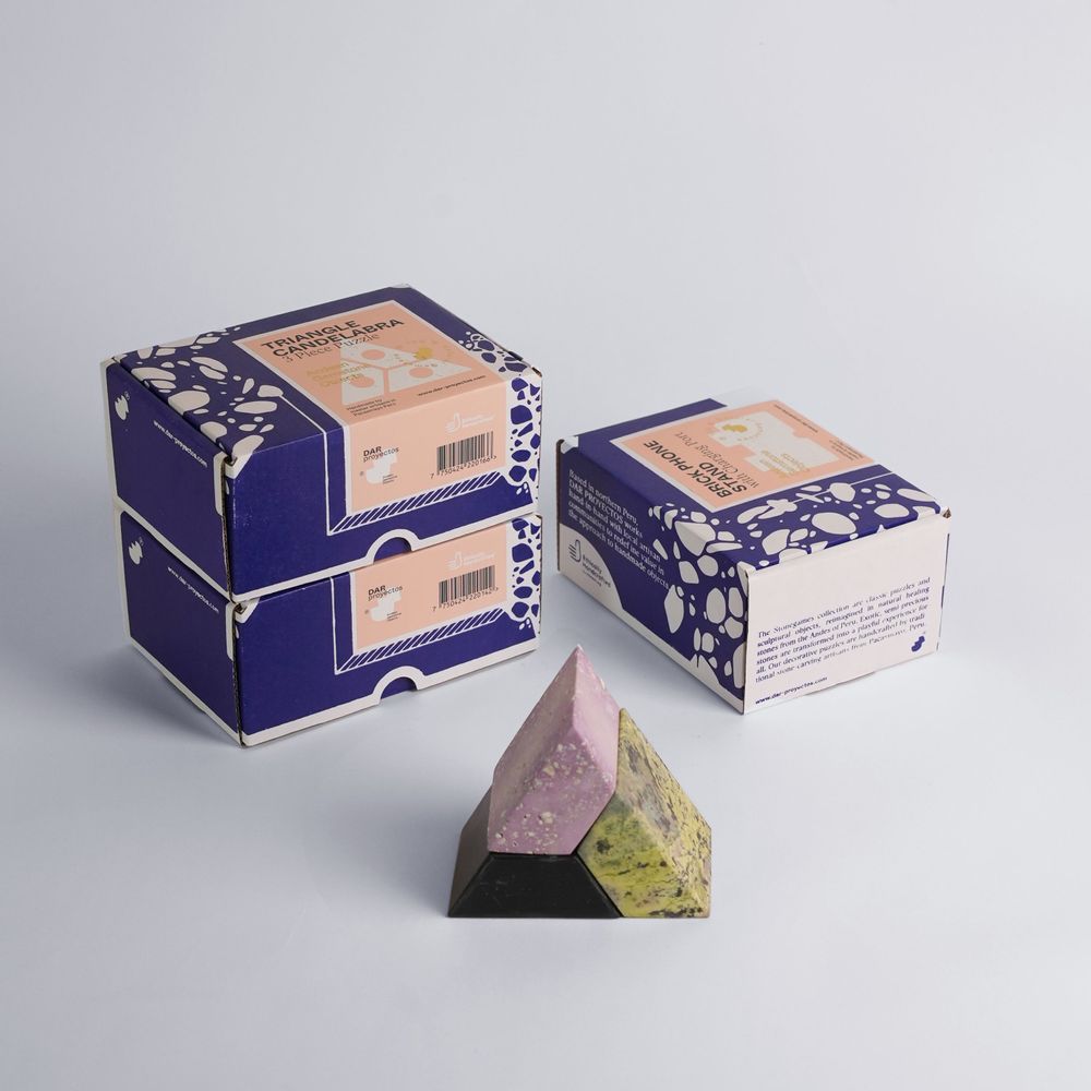 Design objects - Triangle Puzzle Candelabra - DAR PROYECTOS