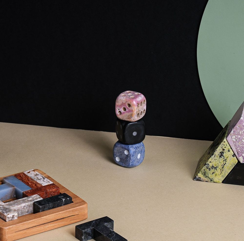 Decorative objects - Big Dice - Set of 2 or 4 - DAR PROYECTOS