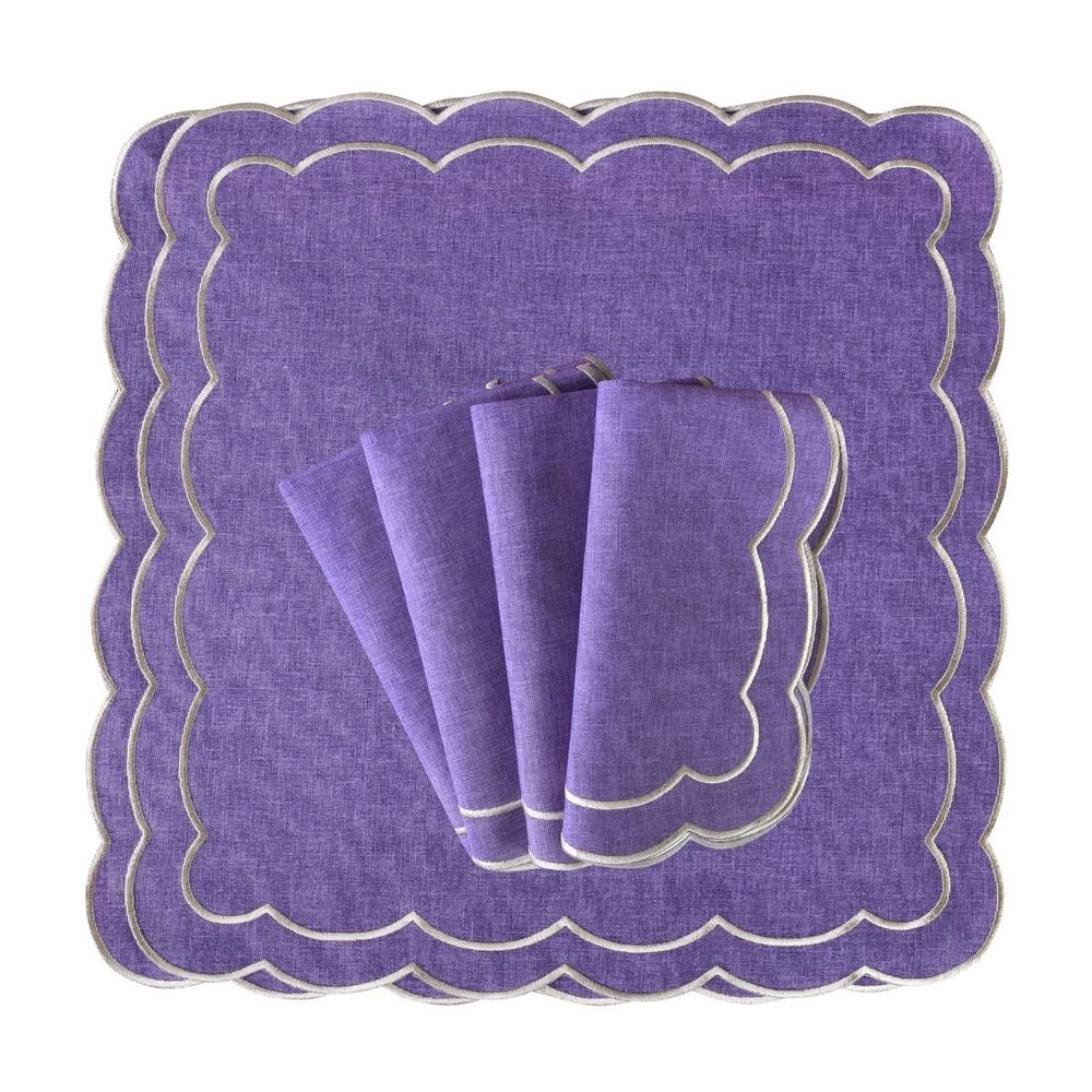 Serviettes - Serviettes - Petali Napkins (lot de 6 pièces) - ROSEBERRY HOME