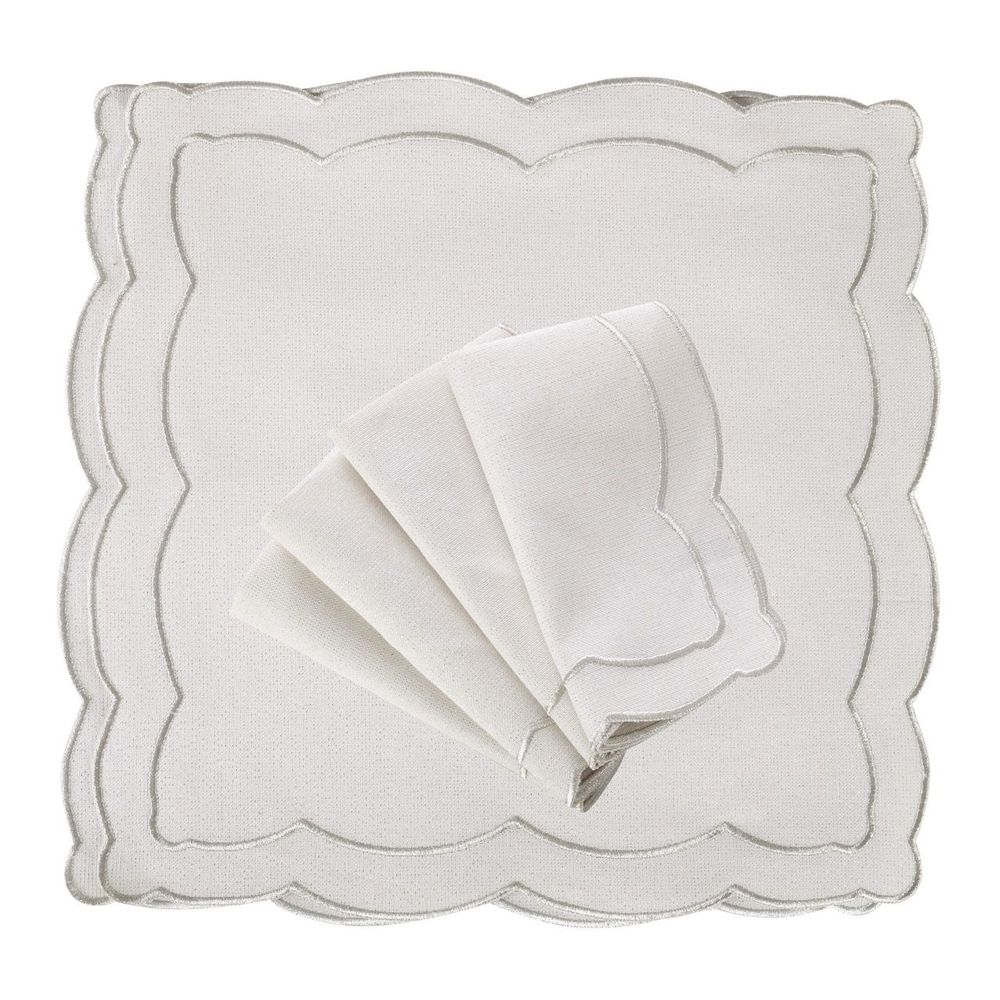 Napkins - Table Linen - Onde Napkins (set of 6 pieces) - ROSEBERRY HOME