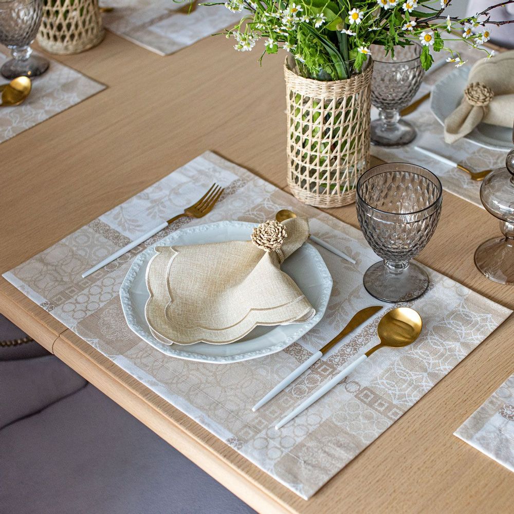 Sets de table - Sets de table - Acrylic-coated Placemats (lot de 6 pièces) - ROSEBERRY HOME
