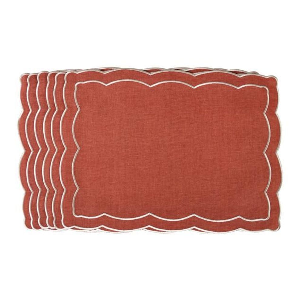 Sets de table - Sets de table - Onde Placemats (lot de 6 pièces) - ROSEBERRY HOME