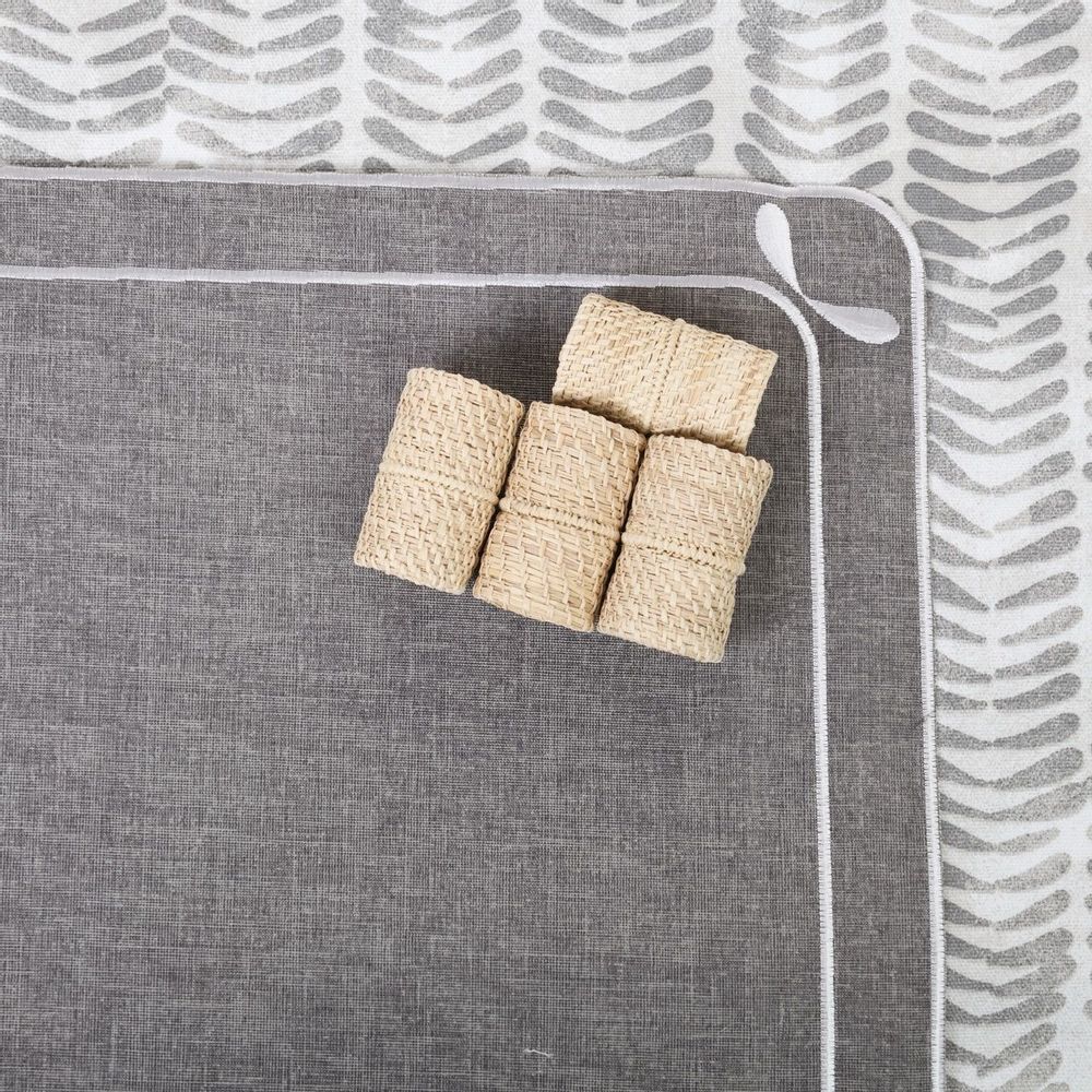 Napkins - Table decoration - Raffia Napkin Rings (set of 6 pieces) - ROSEBERRY HOME
