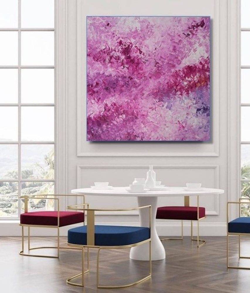 Aménagements pour bureau - Tableau Original à l'huile Silent Cycles N° 27 - MOTI ART & DESIGN