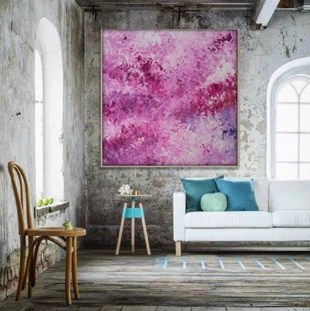 Aménagements pour bureau - Tableau Original à l'huile Silent Cycles N° 27 - MOTI ART & DESIGN