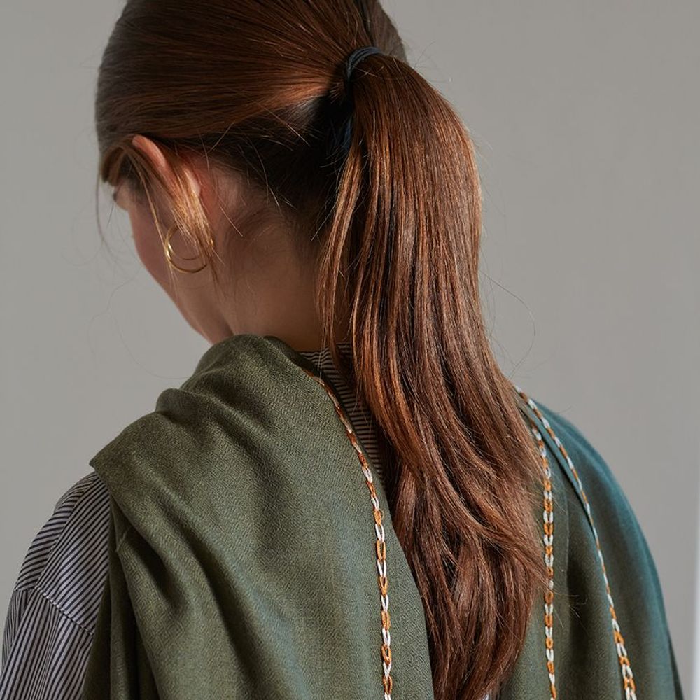 Scarves - Mud scarf - HELLEN VAN BERKEL HEARTMADE PRINTS