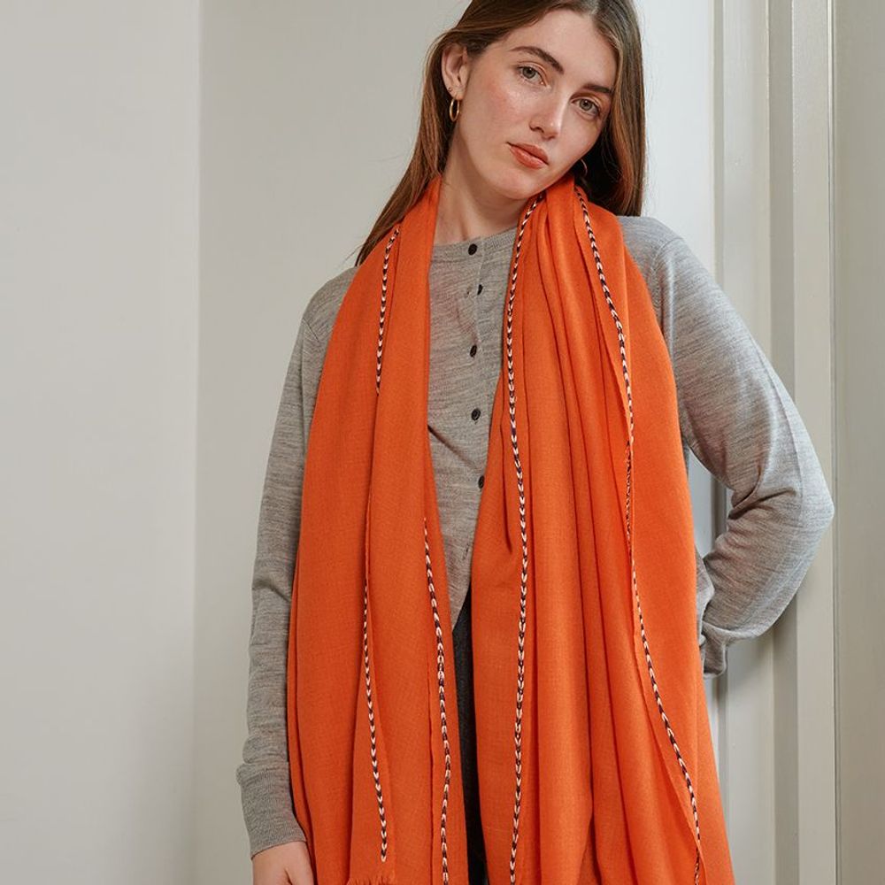 Scarves - Clay scarf - HELLEN VAN BERKEL HEARTMADE PRINTS