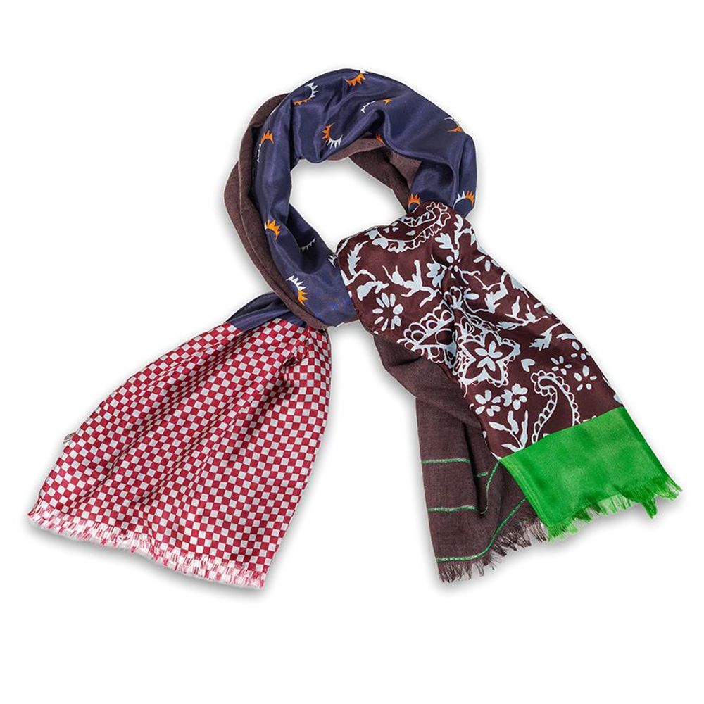 Foulards et écharpes - Écharpe Vera - HELLEN VAN BERKEL HEARTMADE PRINTS