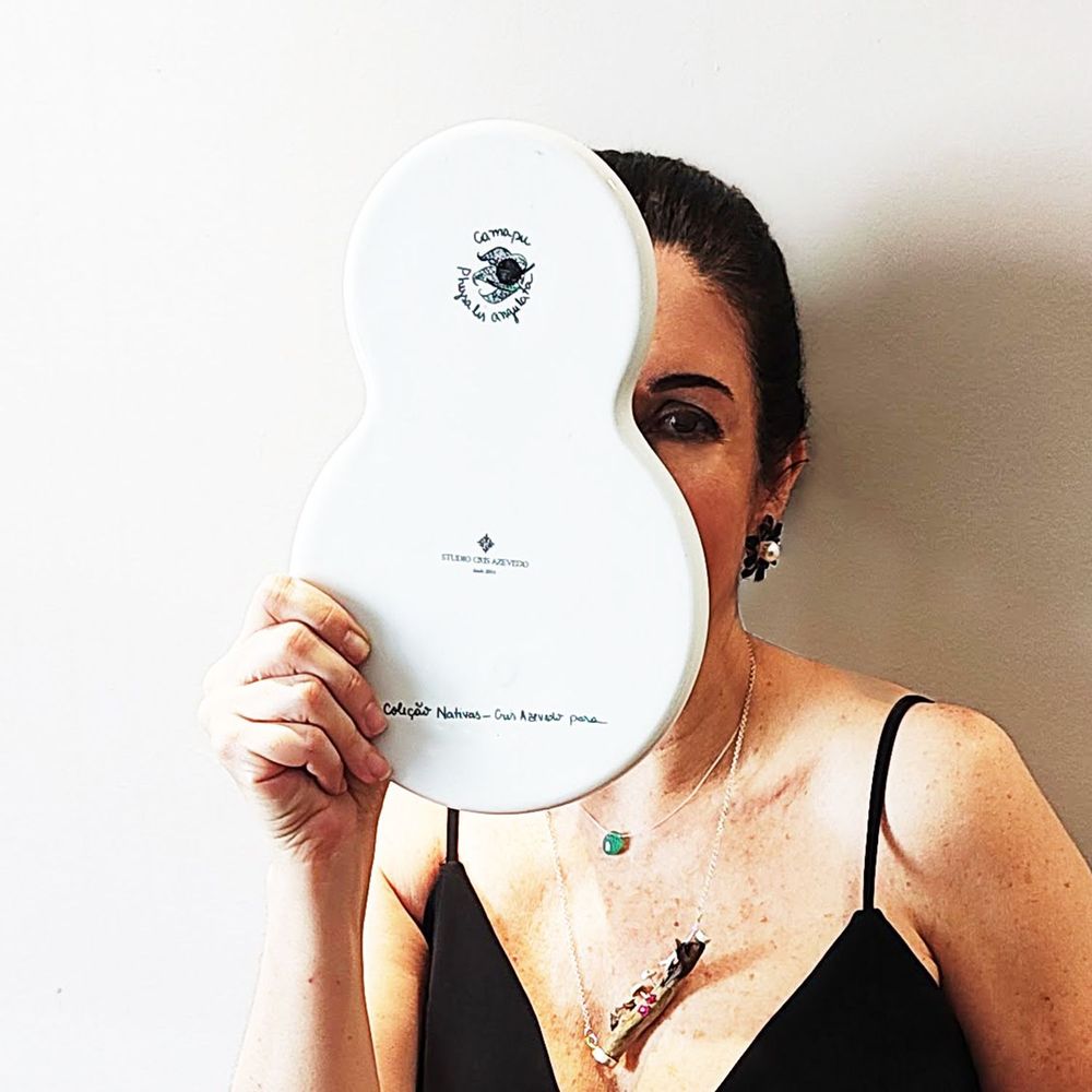 Design objects - Set of 4 pieces with ''Camapu'' prints to your toilet - STUDIO CRIS AZEVEDO