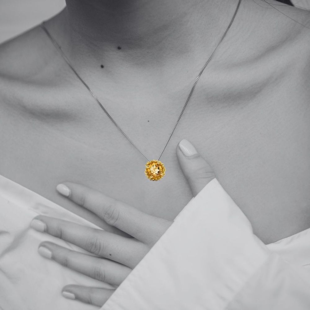 Cadeaux - Tourbillon de Bulles Collier - CHAMPAGNE EVERY DAY