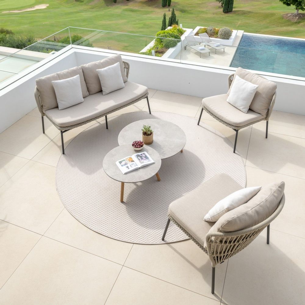 Lawn sofas - Lima sofa 2 seats sofa - JATI & KEBON