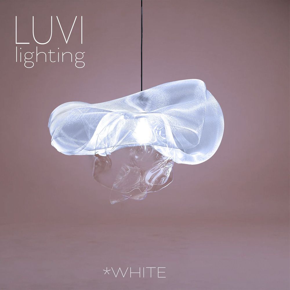 Suspensions - BALERINA Arabesque  CHANDELIER - Blanc - LUVI