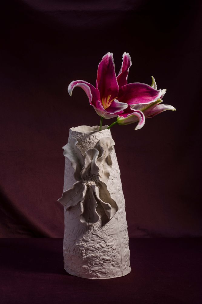 Vases - Orchid series in porcelain and gold - ATELIER LE MOTIF