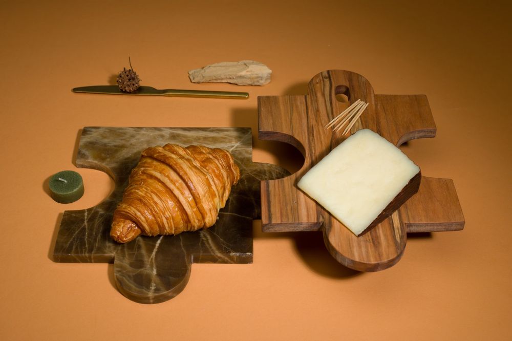 Design objects - Puzzle Piece Cutting Board - Stone - DAR PROYECTOS