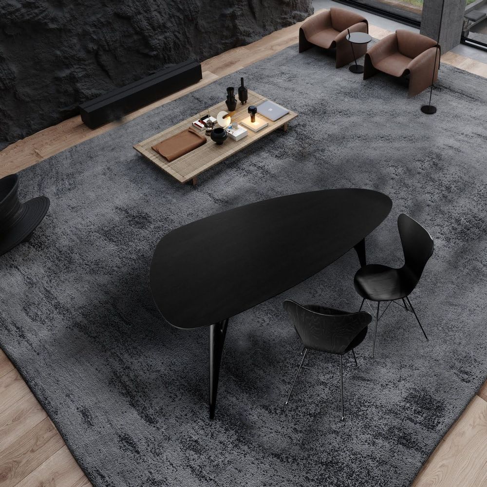 Tables Salle à Manger - TED ASH NERO by GREYGE - GREYGE
