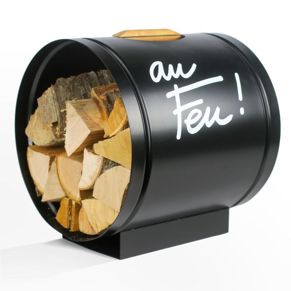 Cheminées d'extérieur - LE BUCHARD ::: VÉRITABLE PORTE BUCHE EN ALUMINIUM 100% FRANÇAIS : : : UNIQUE - ULTRA LÉGER - DESIGN - GARANTIE À VIE - LE BUCHARD