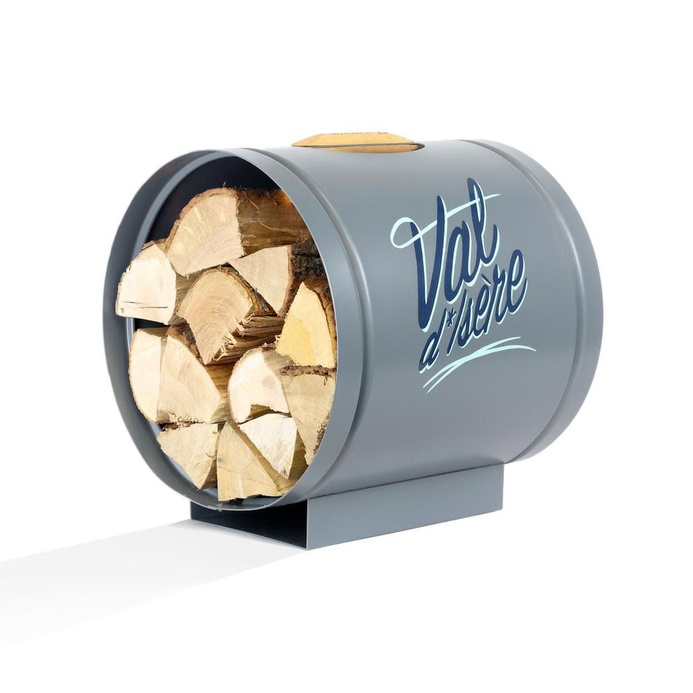 Cheminées d'extérieur - LE BUCHARD ::: VÉRITABLE PORTE BUCHE EN ALUMINIUM 100% FRANÇAIS : : : UNIQUE - ULTRA LÉGER - DESIGN - GARANTIE À VIE - LE BUCHARD