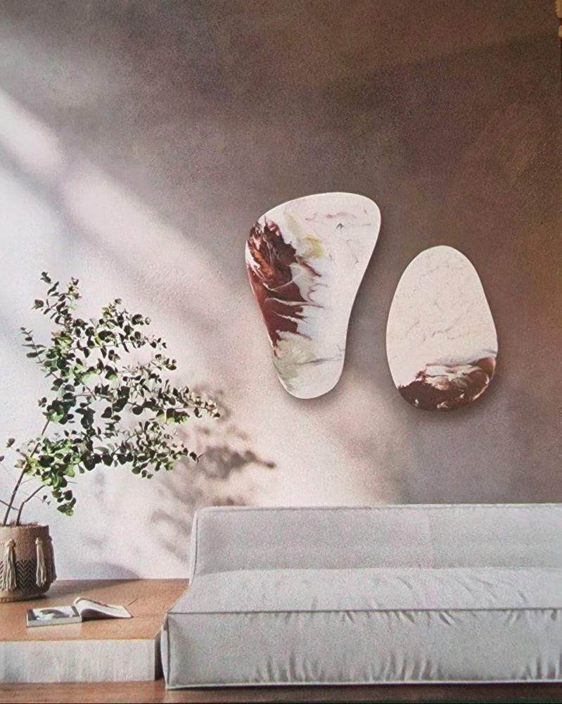 Other wall decoration - Set of Modern Art, Irregular, Resin Picture, Glossy - SI DECO