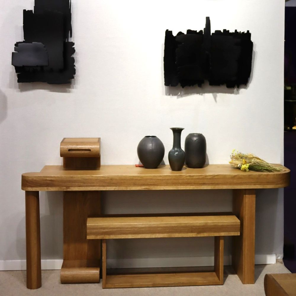 Consoles - Console grande rustique. - THIERRY LAUDREN