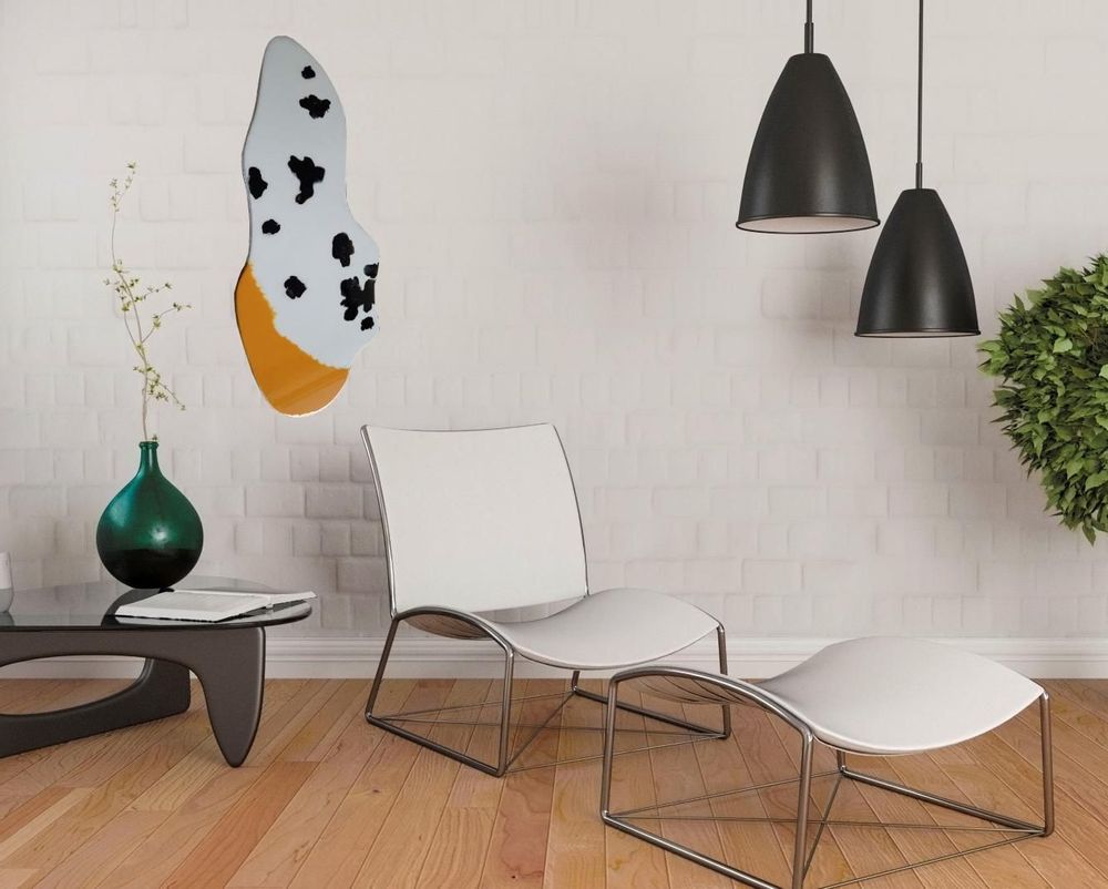 Other wall decoration - Modern Art Irregular Form Resin Picture, Glossy - SI DECO