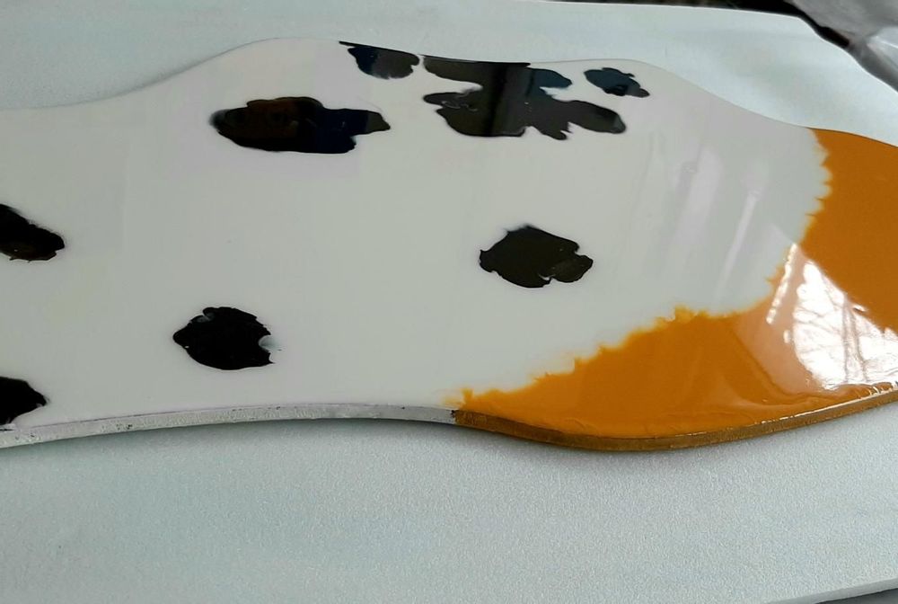 Other wall decoration - Modern Art Irregular Form Resin Picture, Glossy - SI DECO
