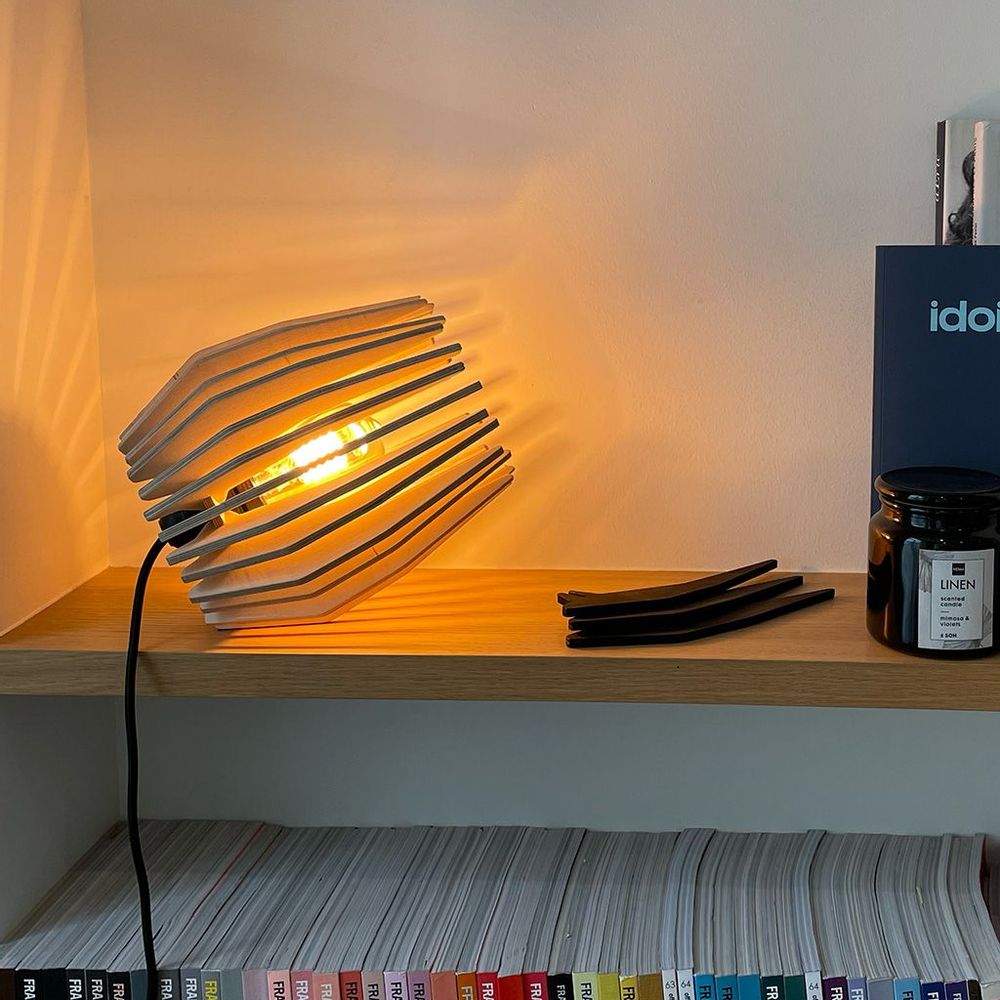 Objets de décoration - abat jour ÉCLOSION n°1| bouleau naturel - KARDUUS