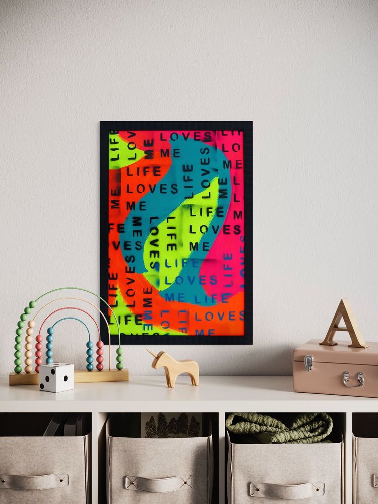 Tableaux - Life Loves Me (anglais) - JALUSTOWSKI.DESIGN