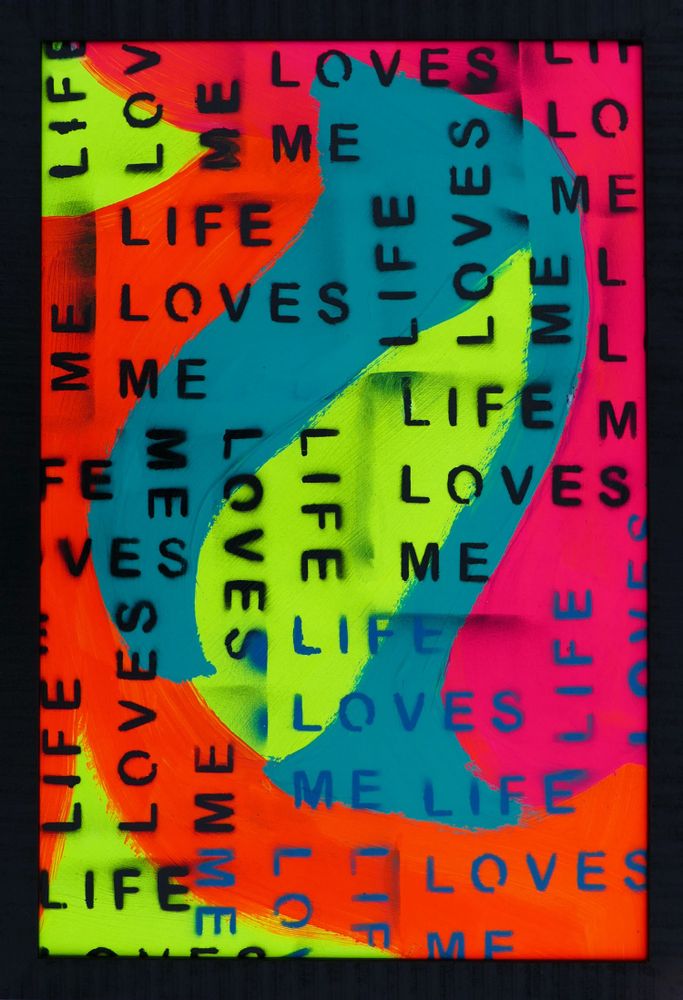 Tableaux - Life Loves Me (anglais) - JALUSTOWSKI.DESIGN