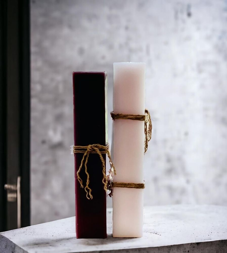 Objets de décoration - Ensemble de très grandes bougies parfumées, H 50 cm - SI DECO