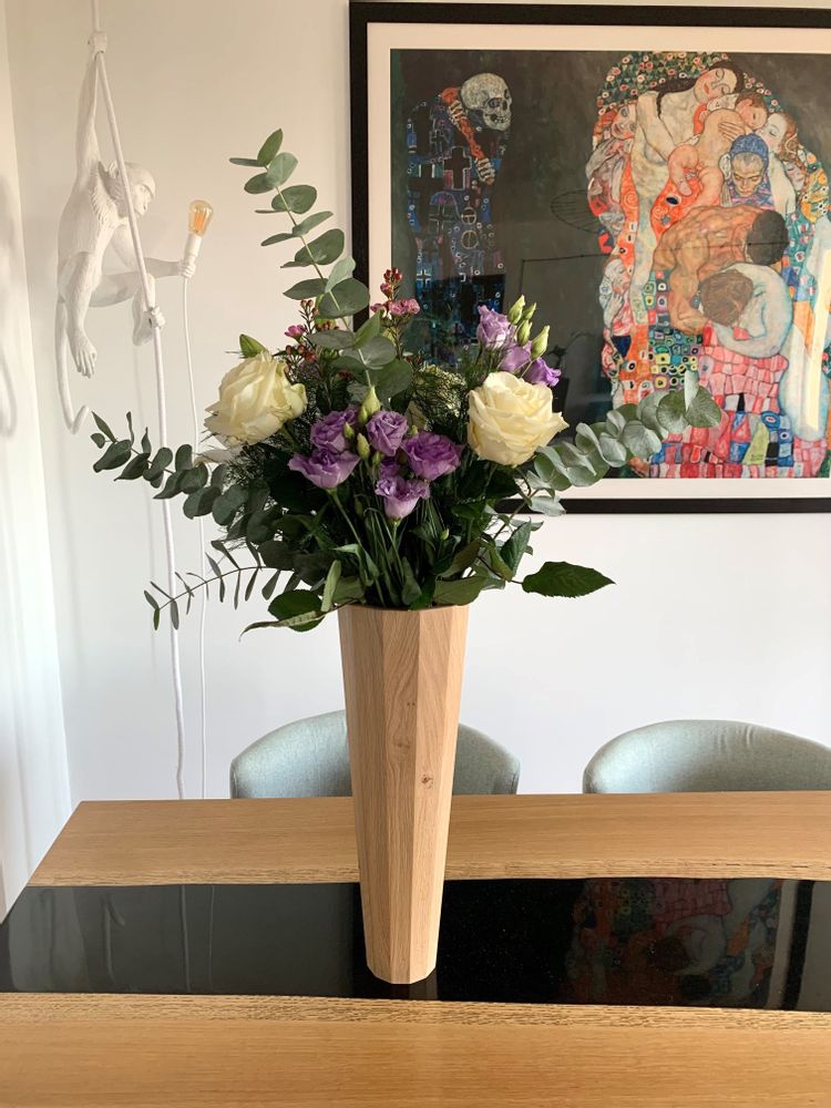 Objets de décoration - Vase Leppo en chêne - ELEMENTO MOBILIER