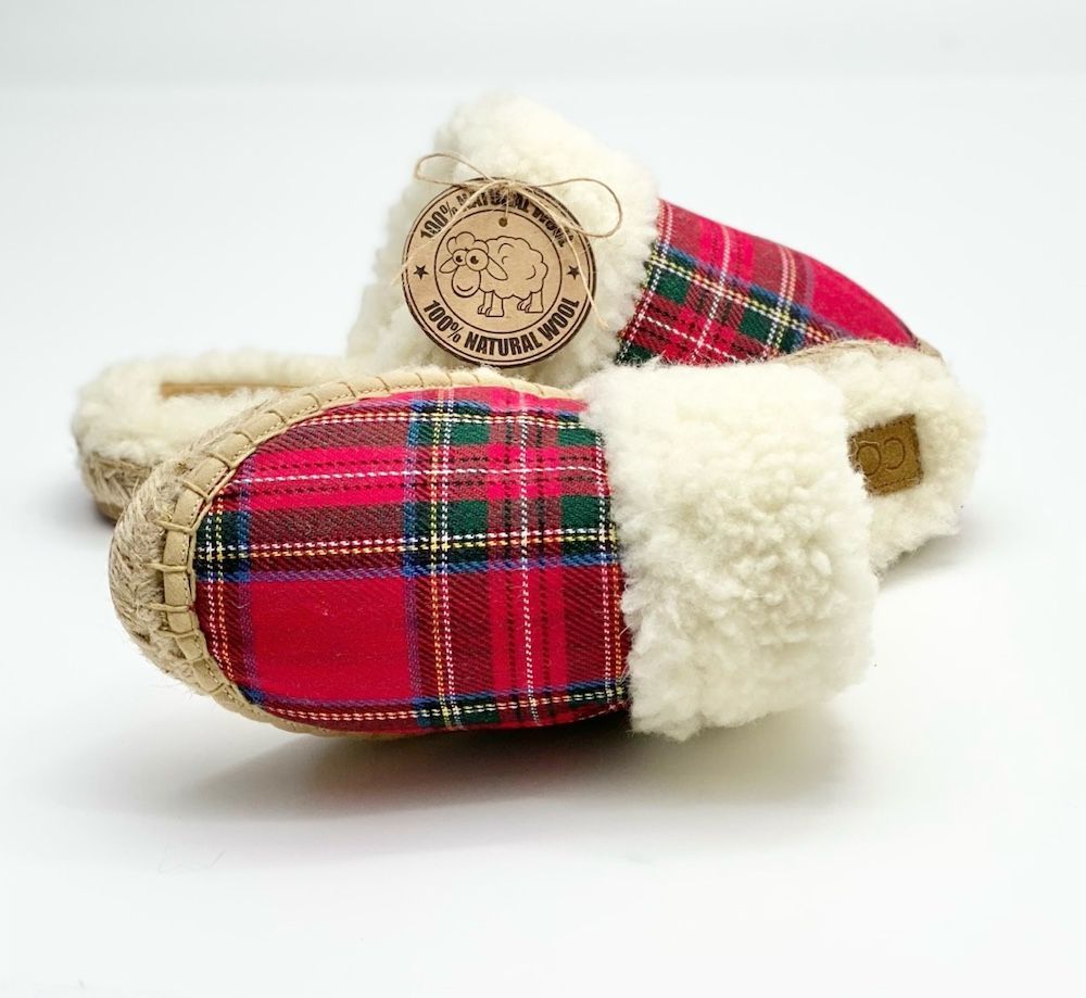 Gifts - Cozy slippers - Handmade Wool & Scottish - ATELIER COSTÀ
