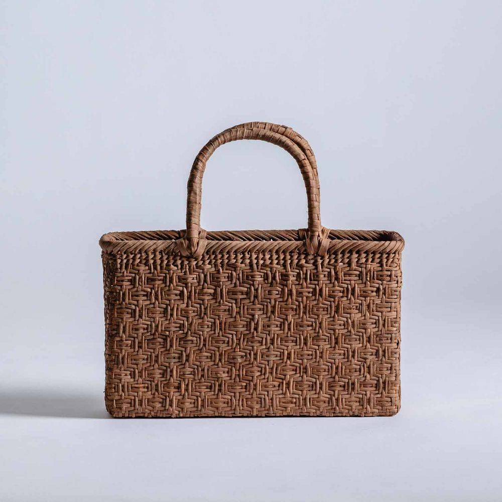 Bags and totes - Wild Grapevine Basket - Renzoku Masu Ajiro 02 - - YAMA-BIKO